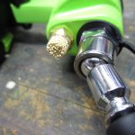 Grex swivel air hose connection