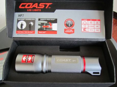 Coast hp7 LED flashlight