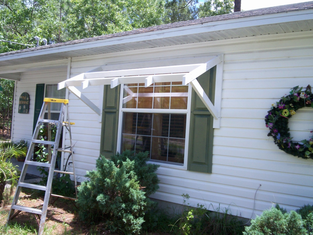 Yawning Over Your Awning Diy Awnings On The Cheap Home Fixated