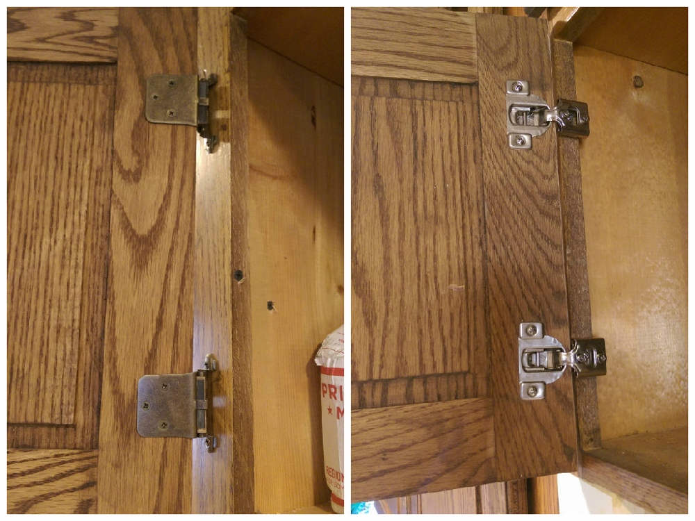 How To Put New Hinges On Kitchen Cabinets