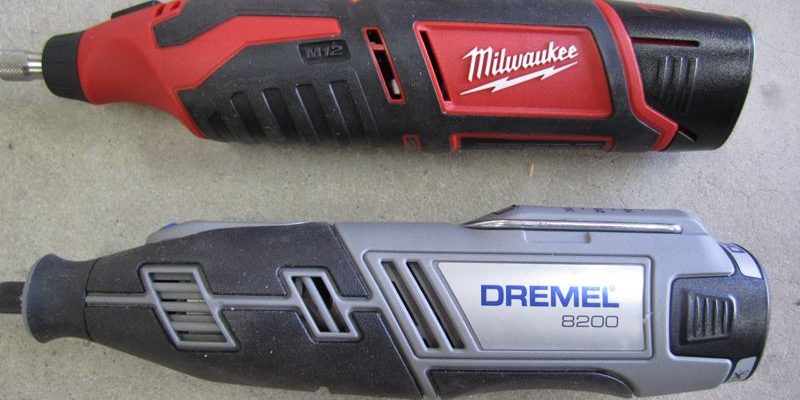 Milwaukee M12 Rotary Tool Review Dremel 8200 Competition