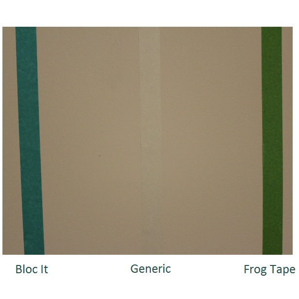 Tape Wars! Frog Tape vs. IPG Bloc It Tape vs. Generic Paint Tape