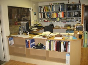 Brad's desk