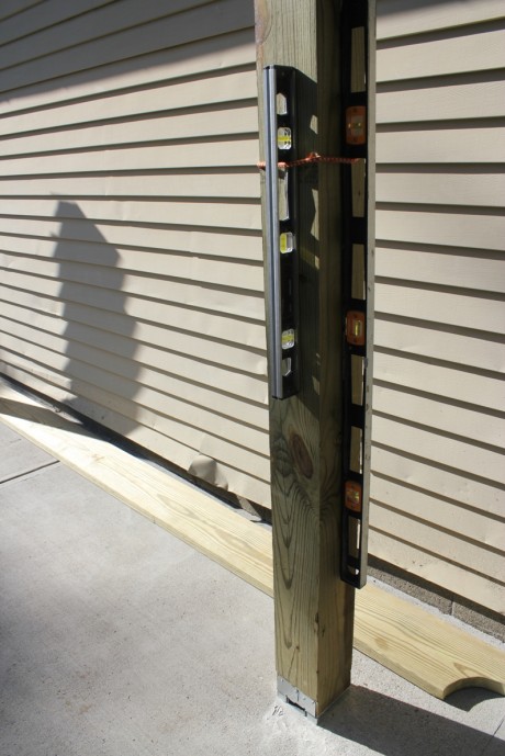 plumbing-pergola-post