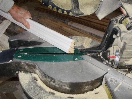 Making a Cut for the Coping Saw Making a Cut for the Coping Saw