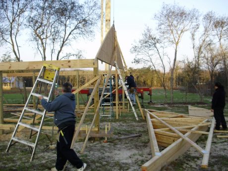 Bracing the First Truss is Very Important--That's Why I'm Doing It!