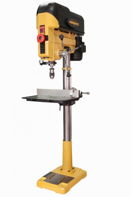 The Powermatic PM2800B Drill Press Loves to Eat Up Wood