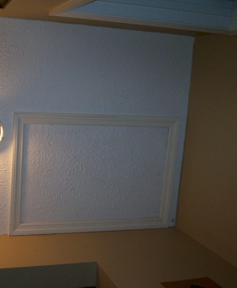 You'll need a separate attic access to get through to the other side of a cathedral crawlspace.