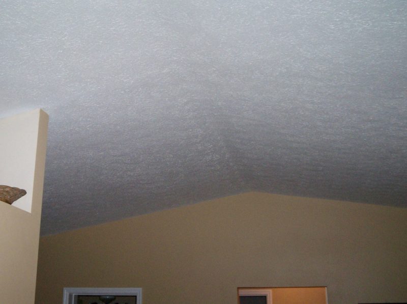You can't gain access to a room with a cathedral ceiling.