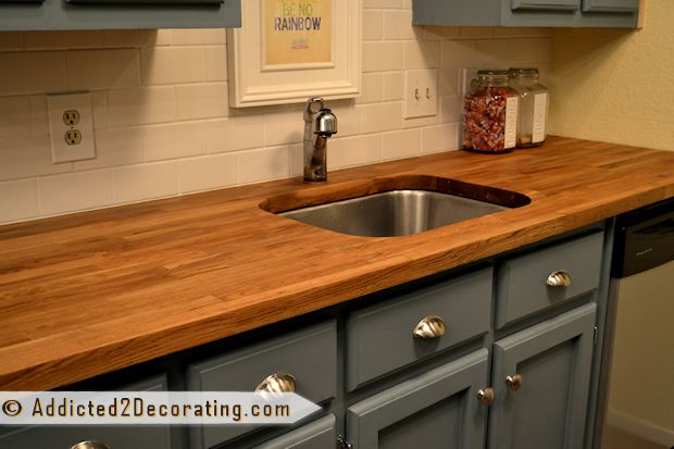 Butcher Block Countertops From Ikea On The Cheap