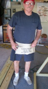 The old man's pouch isn't complete without his headband