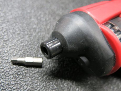 Bits can be swapped out, but are held firmly in the meantime