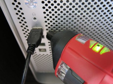 Charging the 360 with my computer's USB port