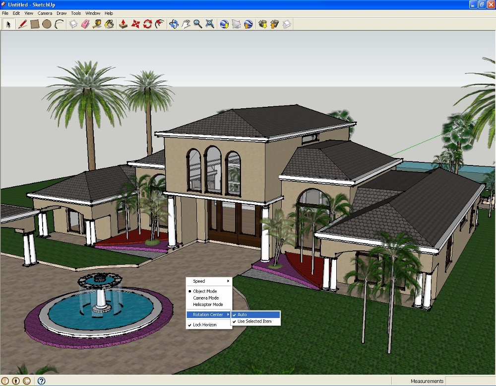 sketchup with