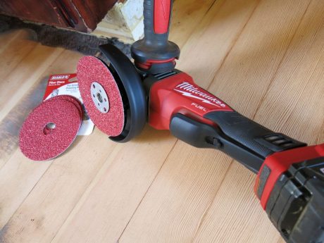 The Fuel Grinder even handled aggressive disc sanding with ease