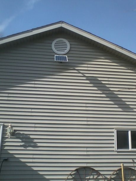solar fan