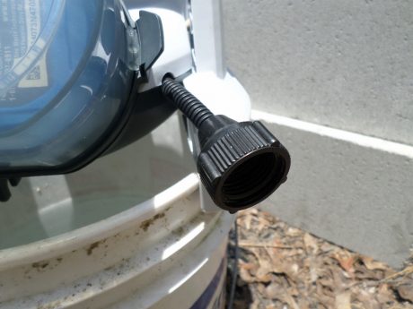Kick the bucket and use a hose instead