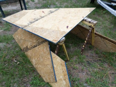 From scrap to cornhole in an hour
