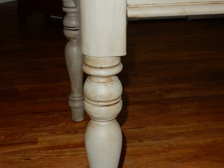 chalk paint and dark wax