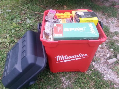 This thing is perfect for packing hardware and supplies.