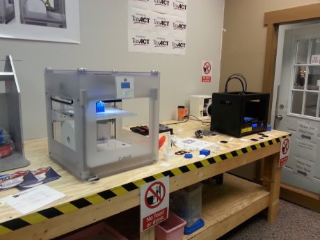 3D printers are VERY cool. At a makespace, you can try one out!