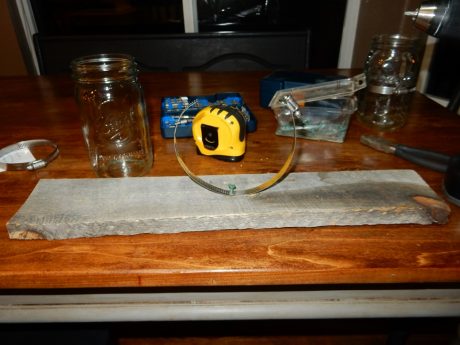 mason jar vertical garden