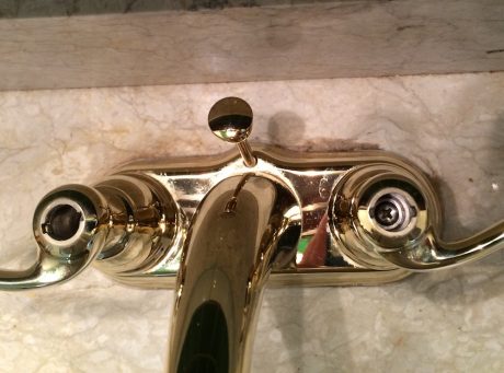 leaking bathroom faucet