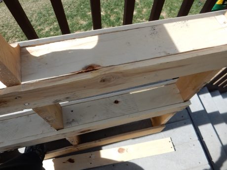vertical pallet garden