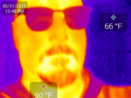 The Seek Thermal camera for Android.