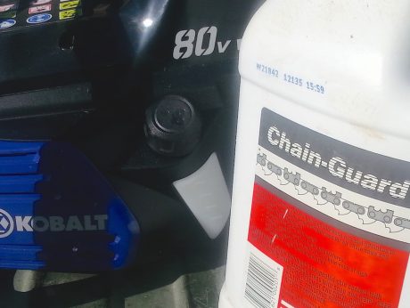 Don't forget the chain oil!