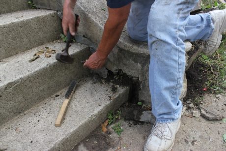 quikrete stair repair