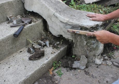 quikrete stair repair