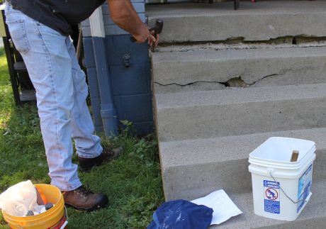 quikrete stair repair