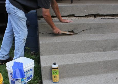 quikrete stair repair
