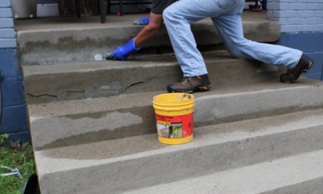 quikrete stair repair