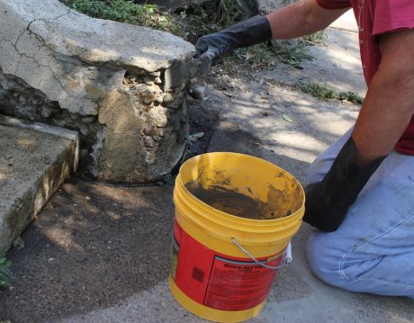 quikrete stair repair