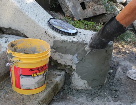 quikrete stair repair