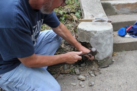 quikrete stair repair