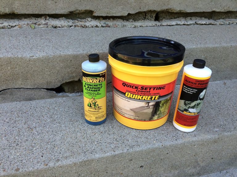quikrete stair repair
