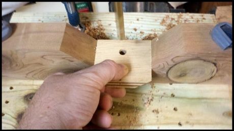 Drilling Corner Blocks