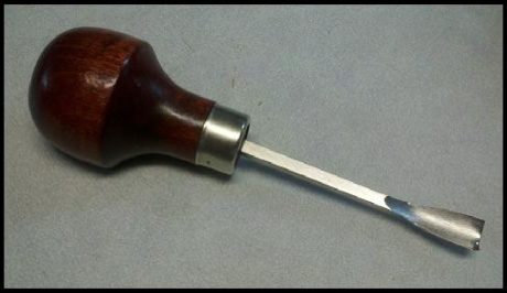 If you're going to do the optional stippling, you'll need a palm gouge.