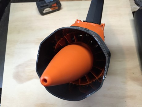The turbine design really focuses the airflow!