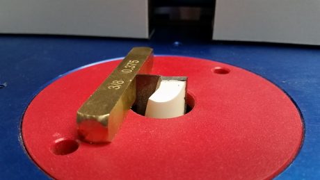 Rockler Brass Setup Bars - Setting router bit height