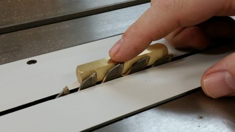 Rockler Brass Setup Bars - Table saw blade height