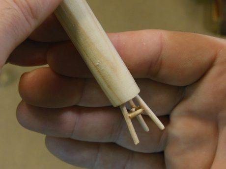 Assembled stool