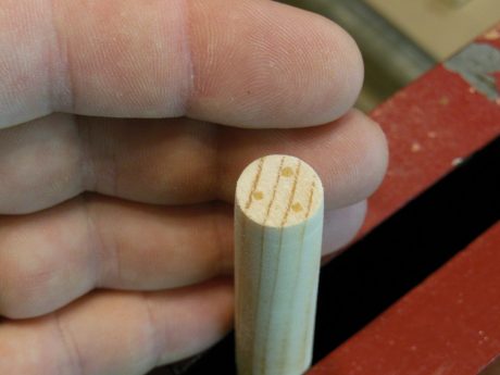 Closeup of center points