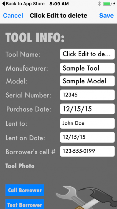 tool safe app