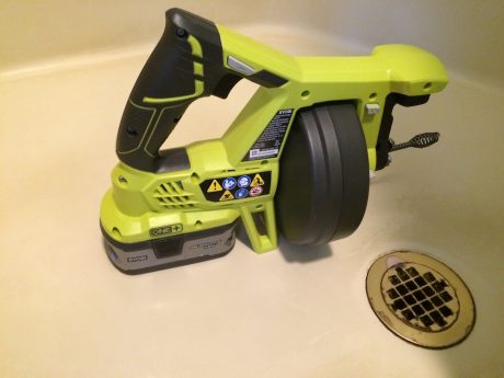 ryobi drain auger
