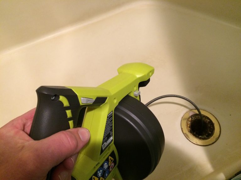 ryobi drain auger