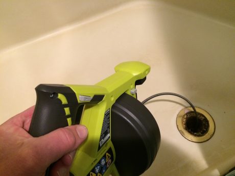 ryobi drain auger